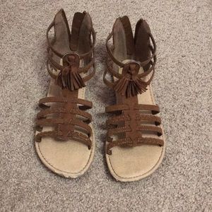 Girls gladiator sandals